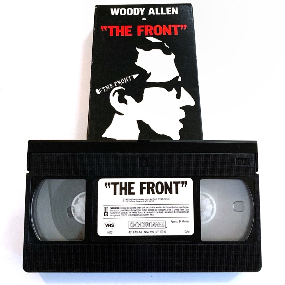 Woody Allen film THE FRONT (vintage VHS)